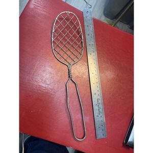 Vintage Kitchen Utensil Wire Spatula Strainer 10" Long